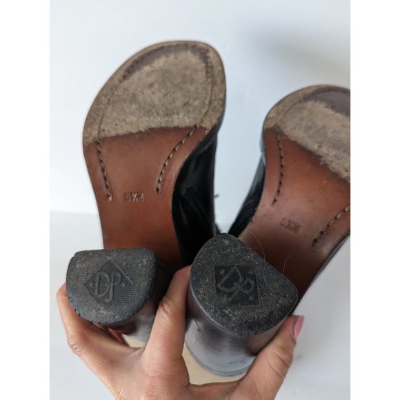 ❤️SOLD❤️Donald J Pliner Womens Boots 6.5 Benito Black Leather Lace Up Combat - Picture 8 of 10